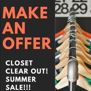 MAKE AN OFFER!!!!! Closet clear out!!!